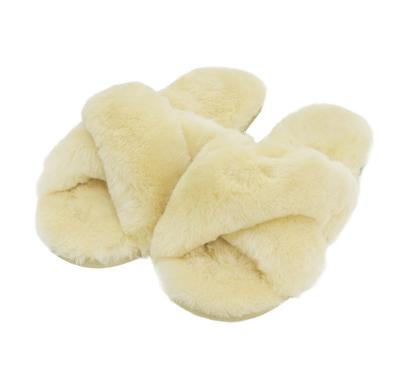 Craftworks EVERAU Mouton см Тапочки Double-Cross, кремовые, 23.0