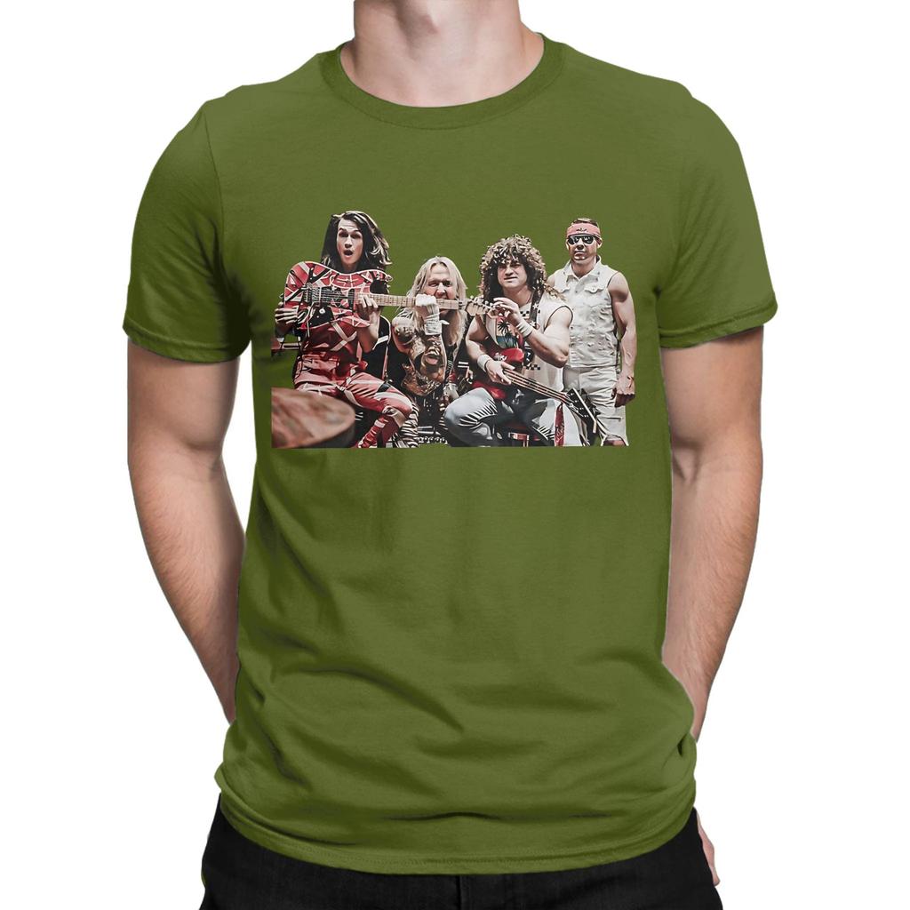 VAN HALEN poster Funny Graphic 100 Cotton TShirt Van Halen Tees Tops For Unisex