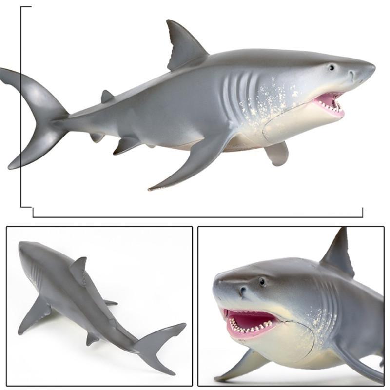 Дети имитируют форму морской акулы, моделируя игрушку, украшение для дома, настольное украшение