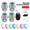 LED Strobe Light Anti-collision Warning Lamp Flash Indicator for Car Auto Motorcycle Bike Drone Scooter Rear Tail Light 2.4G Wireless Remote
