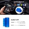 Новейший ELM327 V2.1 OBD2 Bluetooth сканер 2026 года - Чтение/Сброс индикатора "Check Engine", Автоматический детектор неисправностей для Android iOS (Подключите & Play)