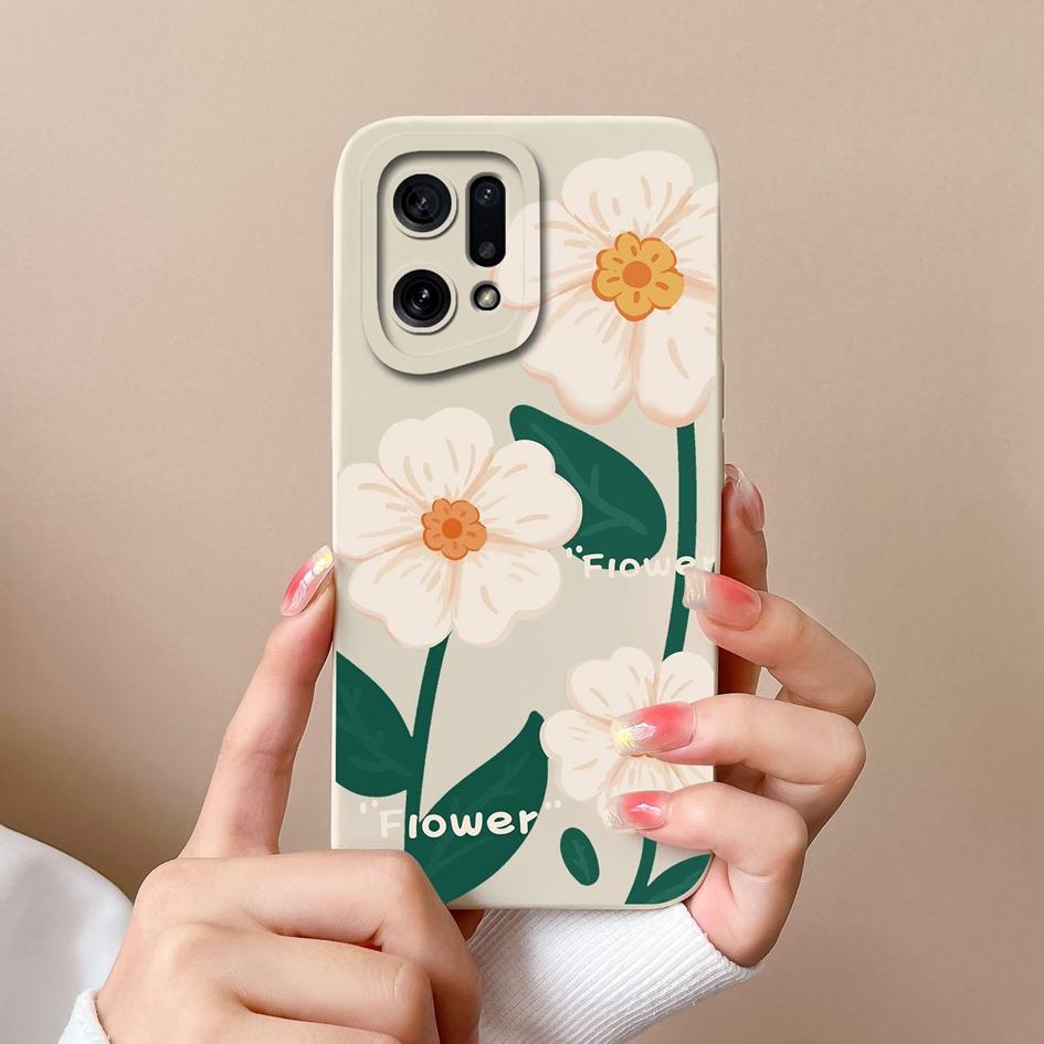 Чехол для OPPO Narzo 30 50A Prime 50i Neo 9 K9X K10 Pro, задняя крышка с цветком авокадо, сумки для телефонов, жидкий мягкий силикон, матовый противоударный бампер для OPPO