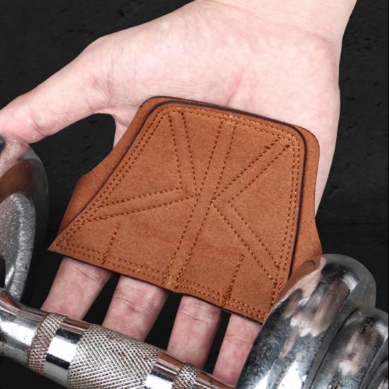 1 пара накладок для захвата для тяжелой атлетики, защита для рук, 4 пальца, перчатки для тренировок в спортзале, двухслойные нескользящие спортивные аксессуары для фитнеса