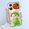 Case For ZTE Nubia Music 2 Z2460 Z2353 Music2 Phone Case Cute Rabbit Black Cover For ZTE Nubia Music Soft TPU Silicone Casing