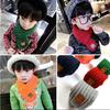 Fashion Accessories Winter Warm Neck Warmer Kids Scarf Knitting Shawl Knitted Wool