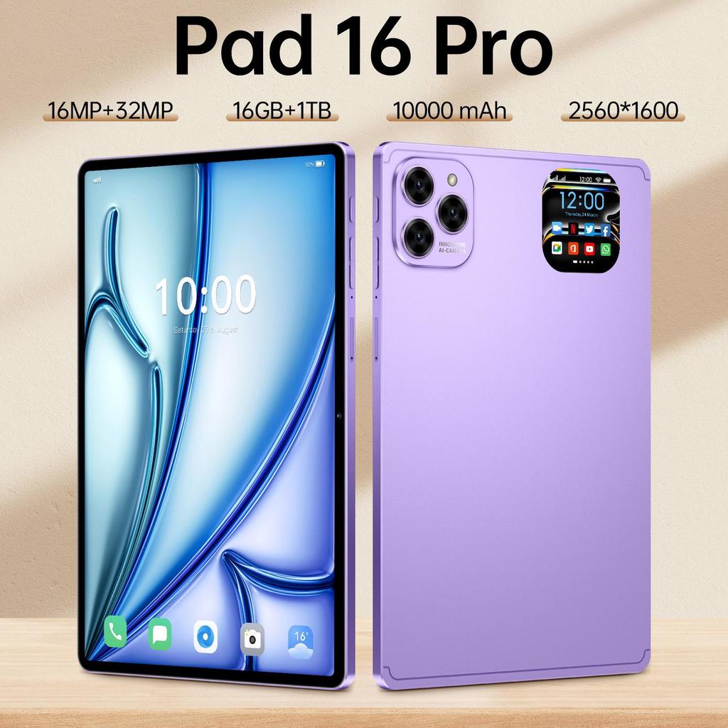 Планшет Pad 16 Pro 10 дюймов на Android с Wi-Fi и Bluetooth