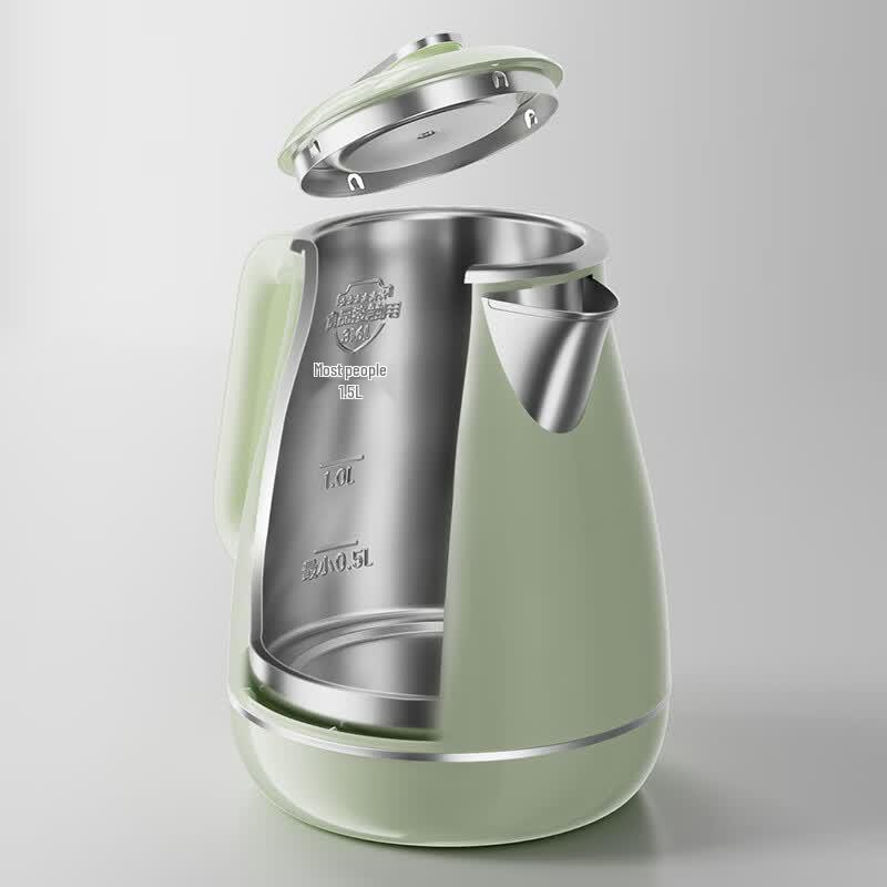 BEAR Электрический чайник ZDH-S15Y5 1,5 л из нержавеющей стали 316L с функцией поддержания тепла, штекер CN (адаптер в комплекте)