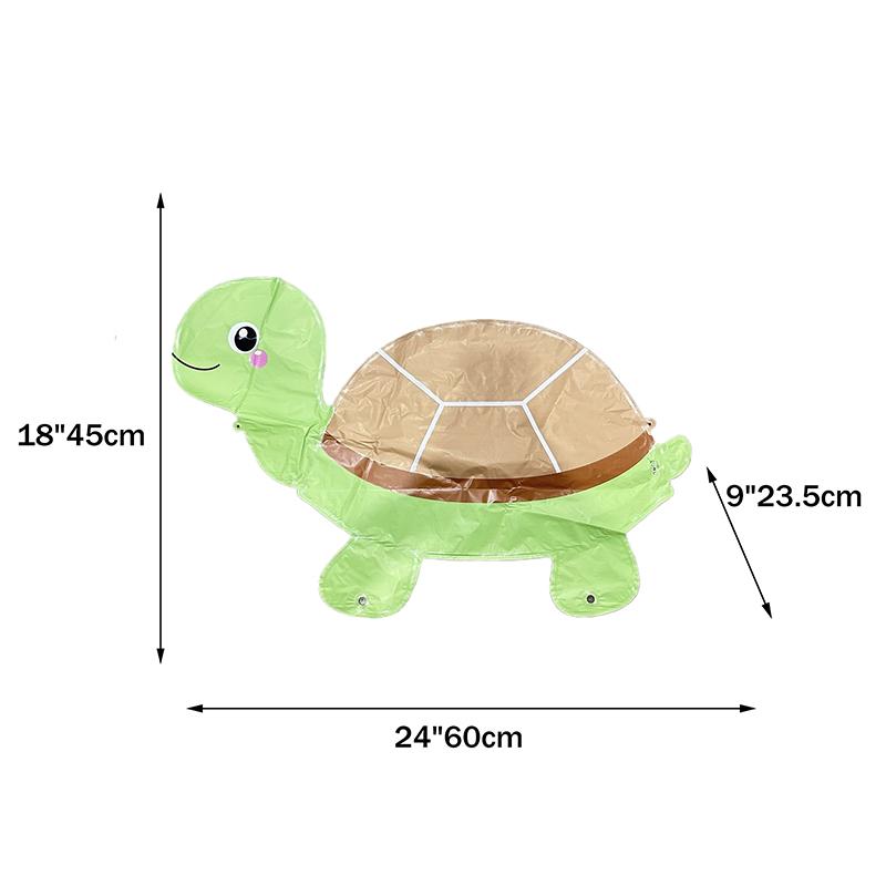 4D Мультяшные Фольгированные Шары Слон Стоячий Ходячий Шарик с Колесом для Украшения Детской Вечеринки по случаю Дня Рождения, Детского Праздника