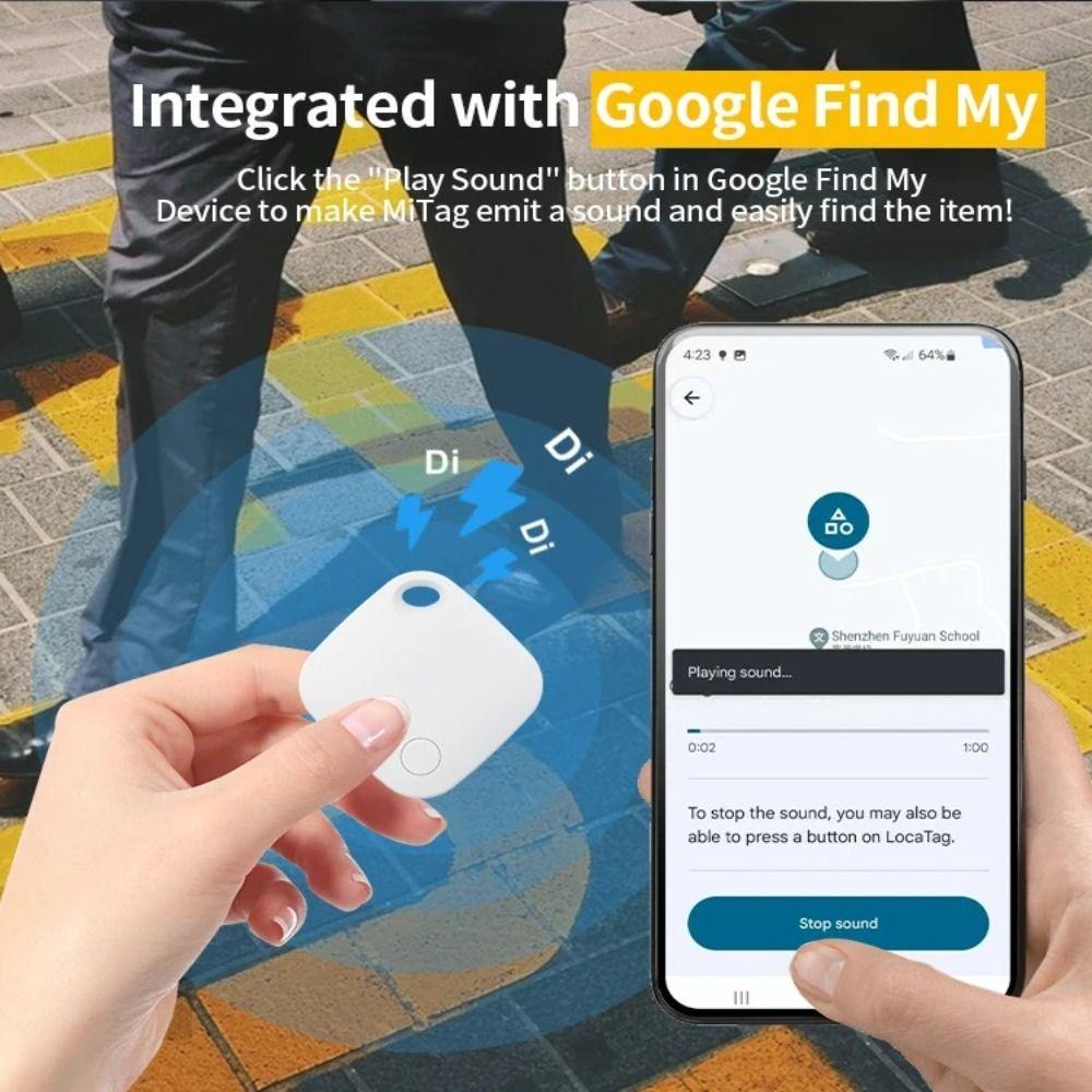 Беспроводной Bluetooth GPS трекер Мини брелок-искатель 2025 Pet Smart Tag для Android