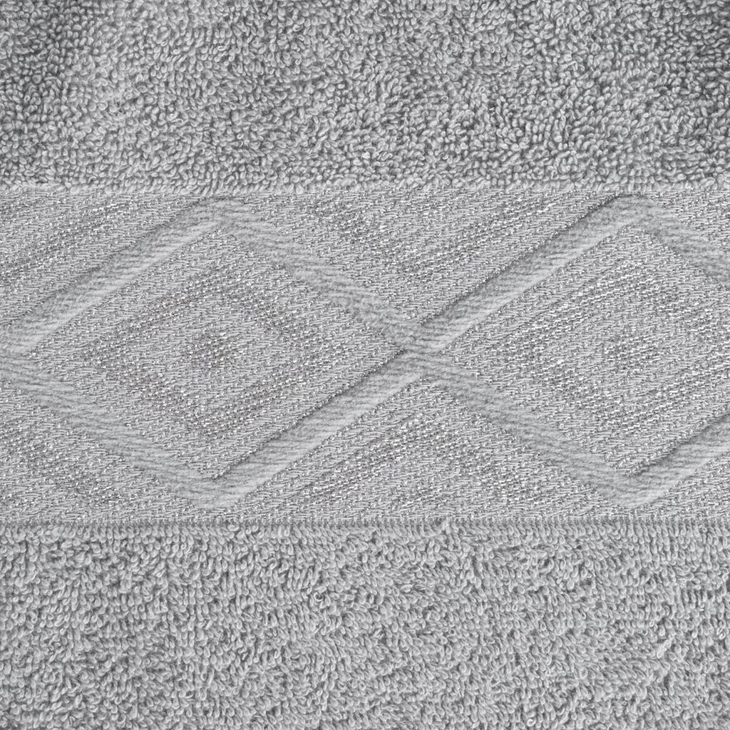 Ręcznik Z Błyszczącą Nicią Azari 50X90 Srebrny