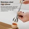 Stainless Steel Egg Opener Cracker Topper Separator Remover for Family Breakfast Egg Shell Remover Rust-Proof Egg Cutter