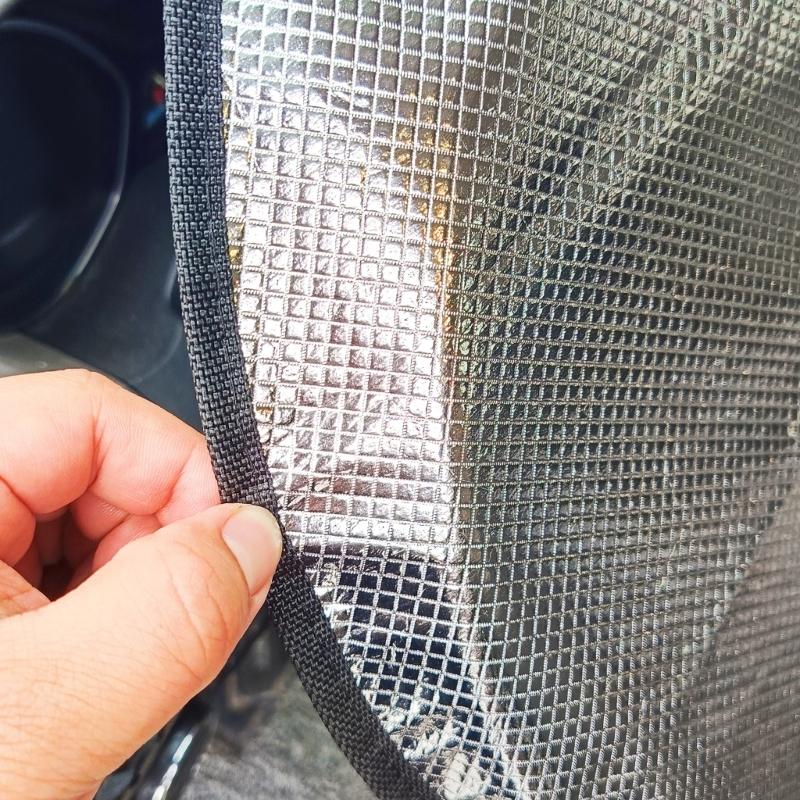 Солнцезащитный козырек на рулевое колесо, солнцезащитный козырек на рулевое колесо, складной чехол из алюминиевой фольги с защитой от нагрева, 18,5 x 16 дюймов