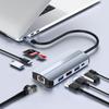 Док-станция 9 в 1 Type C с портом Ethernet 4K HD USB 3.0 Hub Laptop Expander