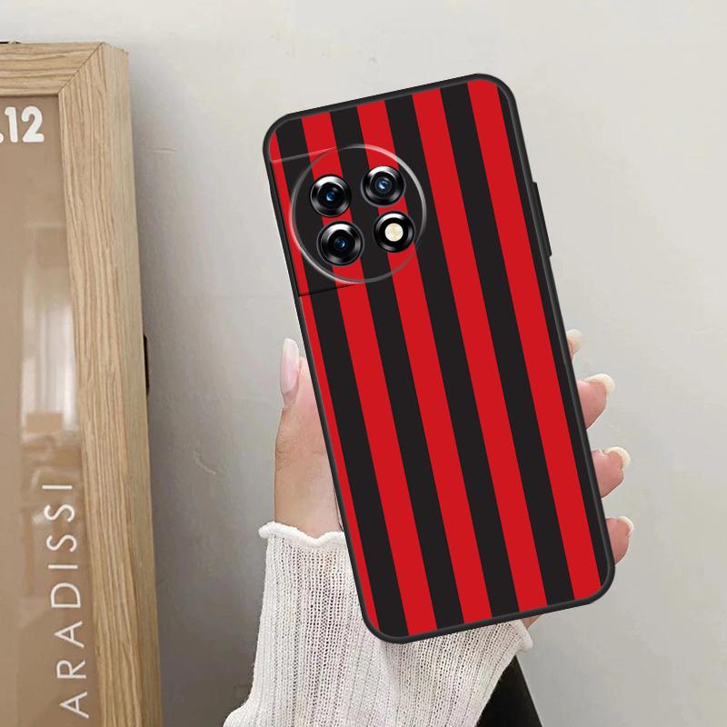 Стильный чехол Milan со полосками для OnePlus 12 11 9 10 Pro 9RT 10T 10R 12R OnePlus Nord 2 CE 3 Lite CE4 N10 N20