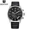 BENYAR Men's Sports Waterproof Quartz Watch Top Brand Japen Movement Luxury Clock Casual