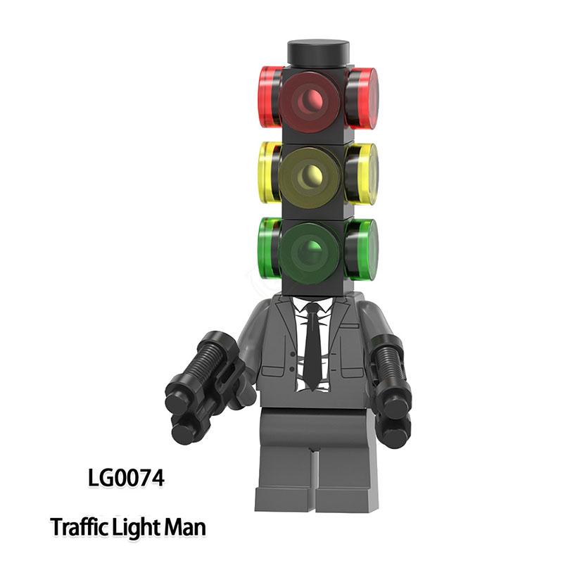 Скибиди Туалет Аниме Мультяшные Кубики Спикермен Телевизормен Оператор Экшн MOC Туалетмен против Монитора Конструктор Аудио