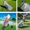 Дождевик для гольф-сумки, Водонепроницаемый, Капюшон, Аксессуары Сверхпрочный Легкий Прозрачный Защитник