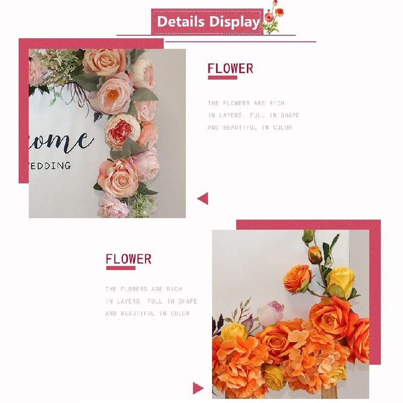 Креативный знак, угловой цветочный декор, свадебный цветочный реквизит, приветственная открытка, цветочная гирлянда, букет цветов