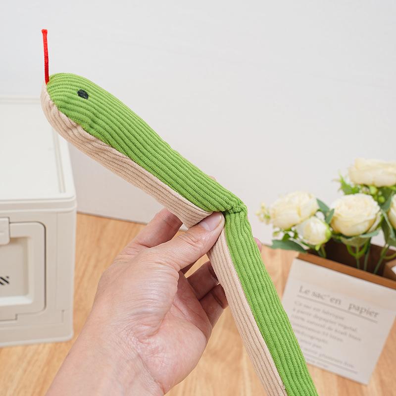 Dog Toy Snake Interactive Crinkle Sound Toy Cat Kick Toy Interactive Pet Toy For Indoor Kitten Chew Toys Pet Supplies