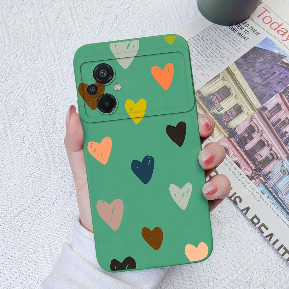 For Xiaomi Poco M5 M5S Phone Case Monster Cat Camera Protection Upgrade Liquid Silicone Bumper For Poco M 5 S Back Cover Shell