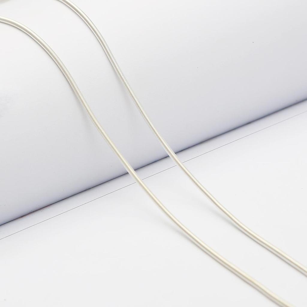 20/90cm Iron Spring Bar Chain For DIY Necklace Bracelet Jewelry Making Craft Accessories