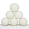 6/12Pcs Wool Dryer Balls 6/7/8CM 3 Sizes Organic Natural Fabric Softener Reduce Drying Time Hypoallergenic Reusable Hand-Felted Laundry Balls