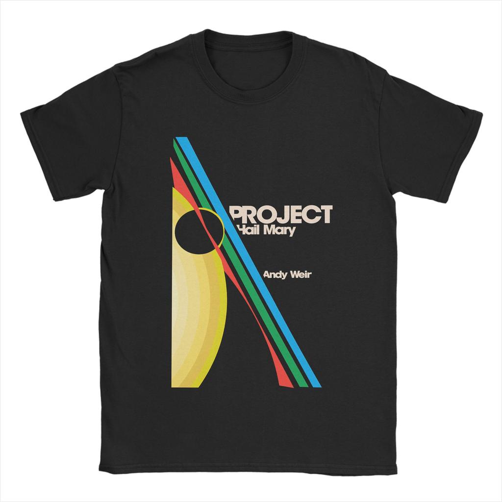 Project Hail Mary Poster T Shirt Unisexs 100 Cotton Novelty TShirts Round Neck Tee Shirt Short Sleeve Clothing 4XL 5XL 6XL
