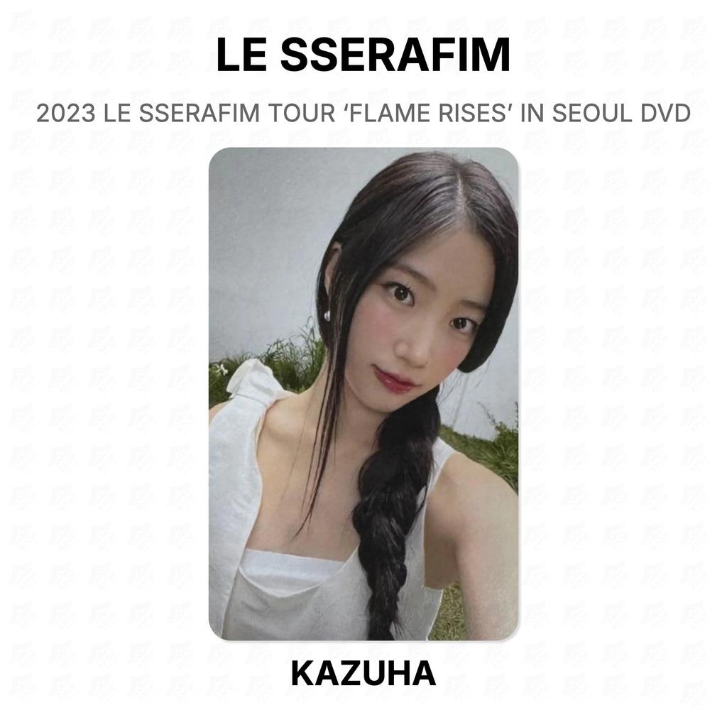 LE SSERAFIM 2023 LE SSERAFIM TOUR ‘FLAME RISES’ IN SEOUL DVD Official Photocard