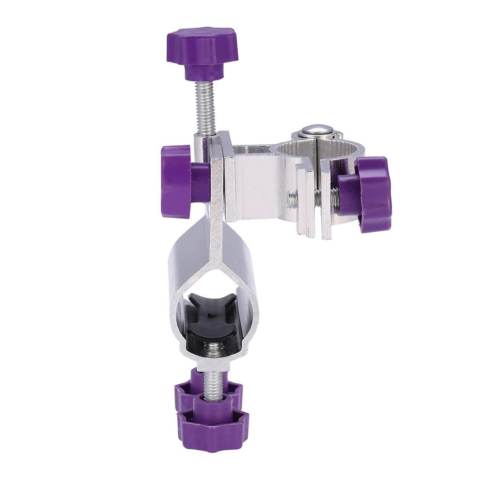 Прочный алюминиевый сплав, держатель для удочки, зажим для стула, кронштейн, аксессуар для снастей(фиолетовый)