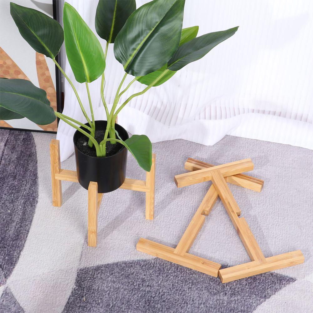 Стойка для украшения дома, подставка для бонсай, основание цветочного горшка, напольный держатель для цветочного горшка из дерева