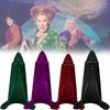Hood Cosplay Cloak Medieval Long Cape Halloween Party Women Men Adult Long Mage