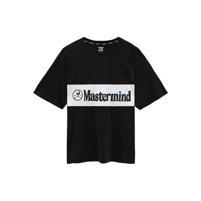 X Mastermind Collaboration повседневная спортивная футболка с круглым вырезом и коротким рукавом для мужчин, черные A28ZW-N92