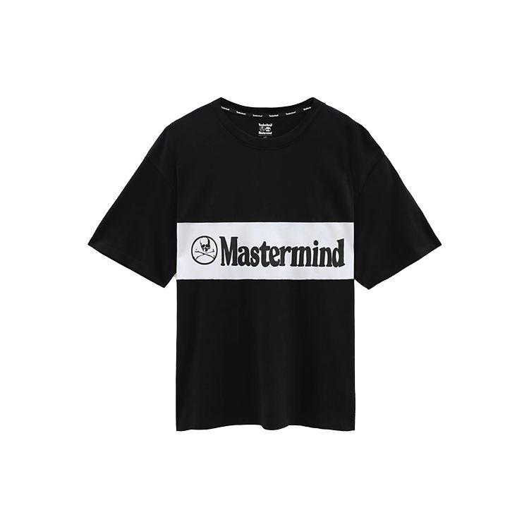 Timberland X Mastermind Collaboration повседневная спортивная футболка с круглым вырезом и коротким рукавом для мужчин, черные A28ZW-N92