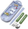 Антибактериальный набор для катания на коньках Skater Slide Trio Set Lunch Box Chops Spoon Fork Moomin Made in Japan Children TACC2AG-A