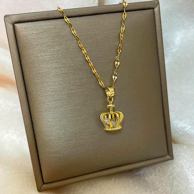 Позолоченная медь 18 карат, цепочка на ключицу с дизайном абака, тыквы-горлянки и лебедя.