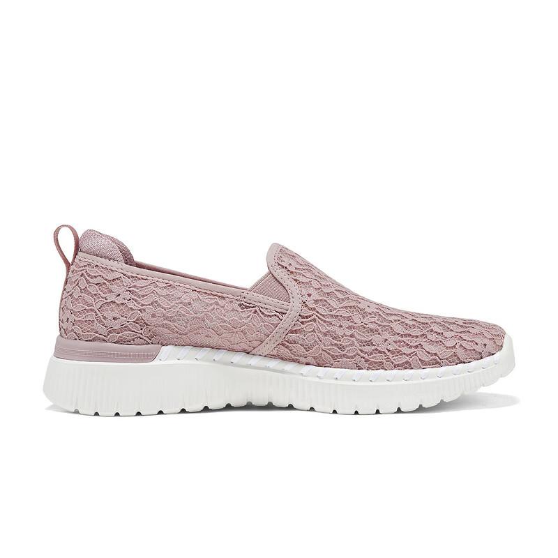 Skechers Go Walk Сетчатые Универсальные Удобные Низкие Повседневные Кроссовки Женские Розовые 124749