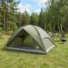 Camping Tent with Rainfly Waterproof Dome Olive Green