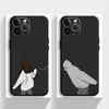 Парный забавный чехол для iPhone 15 11 SE XS X 13 Pro XR 16e 8 Plus 14 16Pro Max 12 Mini Мягкий чехол 11Pro 16e 13Mini XS Max