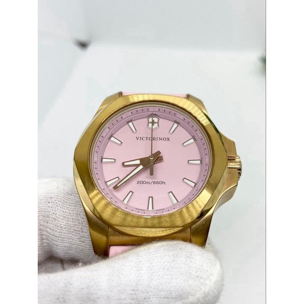 Использованная батарея заменена VICTORINOX INOX V 241807 розовые женские часы