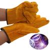 1 Pair Useful Ultra-Thick Keep Warm Soft Men Women Garden Gloves with Plush Lining for Safety