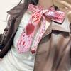 Cherry Y2K Neckties Heart Shirt Neckties Fashion Neck Tie  Holidays