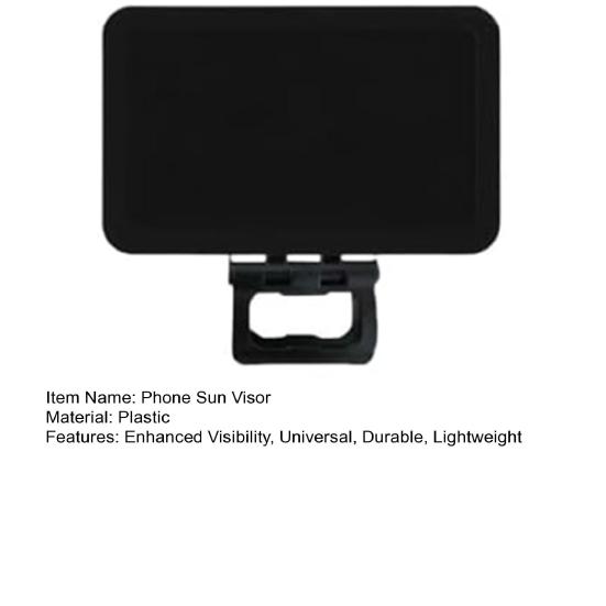 Козырек от солнца для мобильного телефона, уличный солнцезащитный козырек, уменьшение освещенности, антибликовый козырек, защита от ультрафиолета, универсальный чехол для смартфона