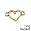 Новые поступления Аксессуары для ювелирных изделий Персиковый разъем в форме сердца Аксессуары Части Украшения и аксессуары для дома и сада