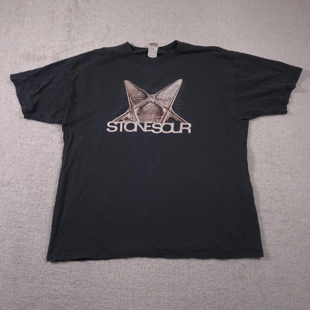 Vintage Stone Sour Shirt Mens 2XL Black 2003 Tour Concert Band Rock Metal 00s