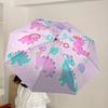 1pc Dinosaur Stickers for Party Favor Bags Umbrella with Plastic Handle,Suitable for All Seasons Home Travel Outdoor UmbrellaDD1445