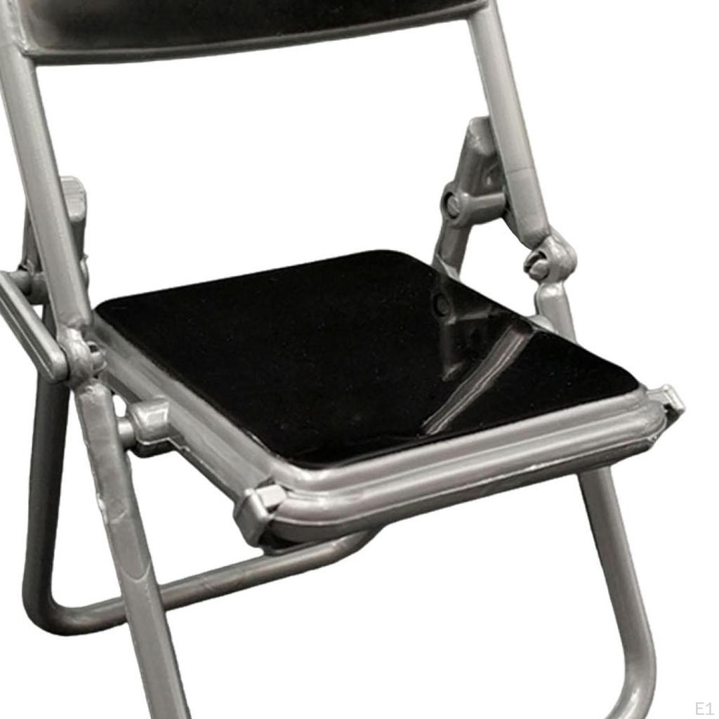 1/12 Фигурка Складной стул Мини Мебель Сцена Кукла Аксессуар для 6-дюймовой комнаты DIY