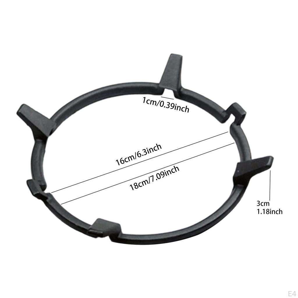 Portable Cookware Support Ring for Cast Iron Wok And Stove