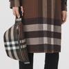 Burberry Сумка-кроссбоди на грудь из экологичного холста с темной клеткой Мужские сумки Темно-орехово-коричневый 80365591