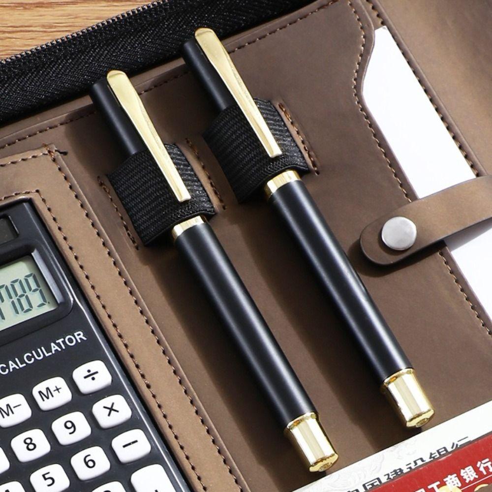 Папка для файлов формата А4 на молнии с калькулятором, блокнот для заметок на совещании, портативный бизнес-блокнот, совещание