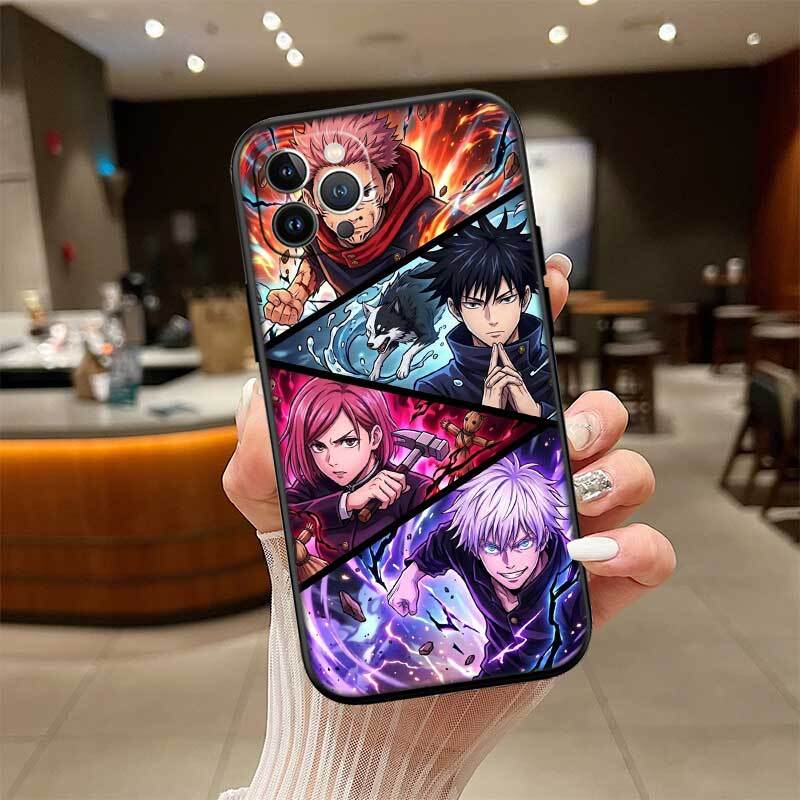 Чехол для телефона Аниме Годжо Jujutsu Kaisen для Redmi Note 12 12S 12C 13 13C 13R 14 14S 14R 14C 11A 13X A3 A3X A4 A5 Pro Max Plus